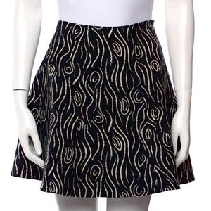 NWT- OPENING CEREMONY Runway skirt!! Jacquard abstract artisan 🖤🤍🖤